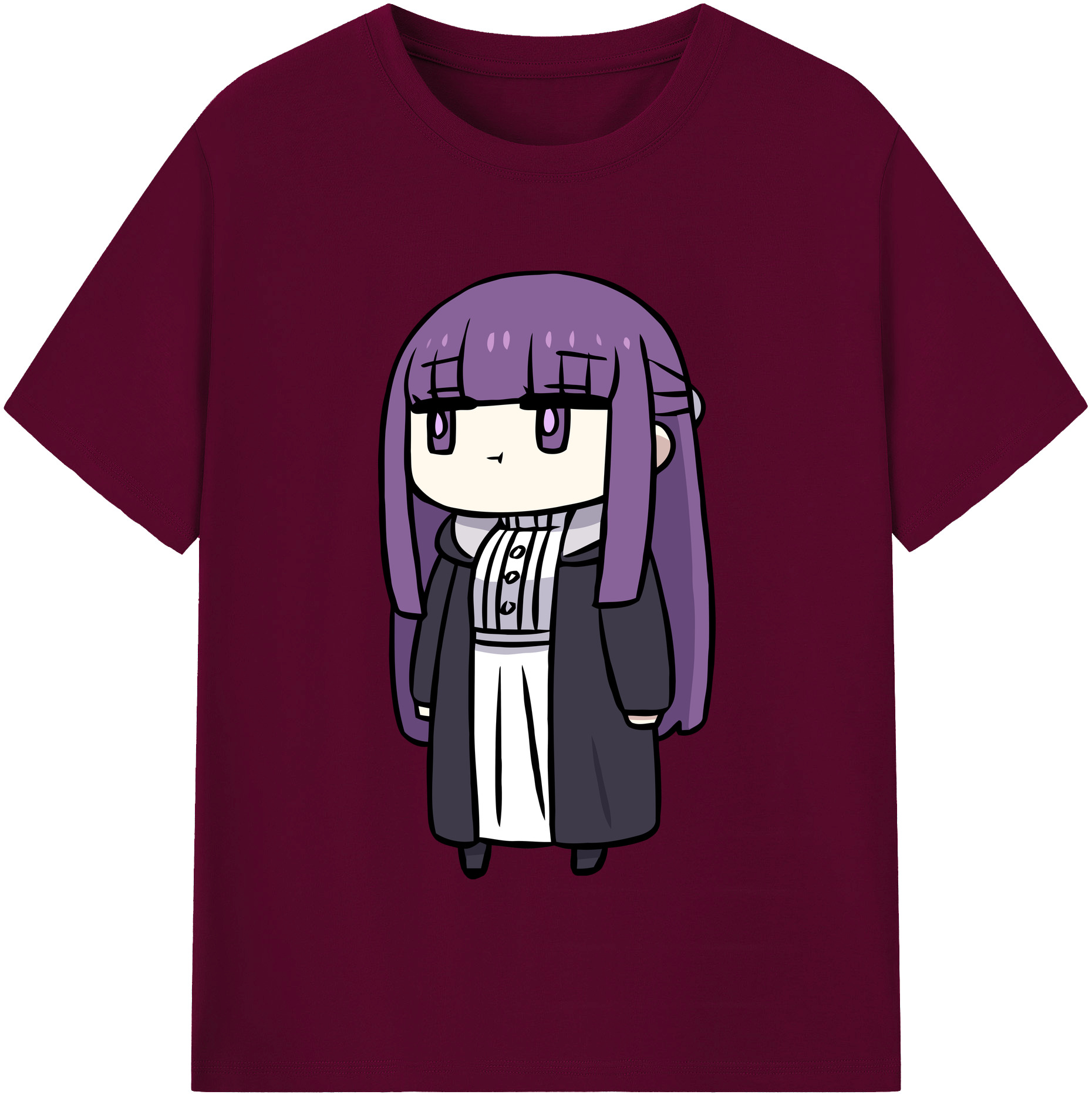 （画像用） 葬送のフリーレン Frieren レディースカジュアルプリントTシャツ（綿100％）